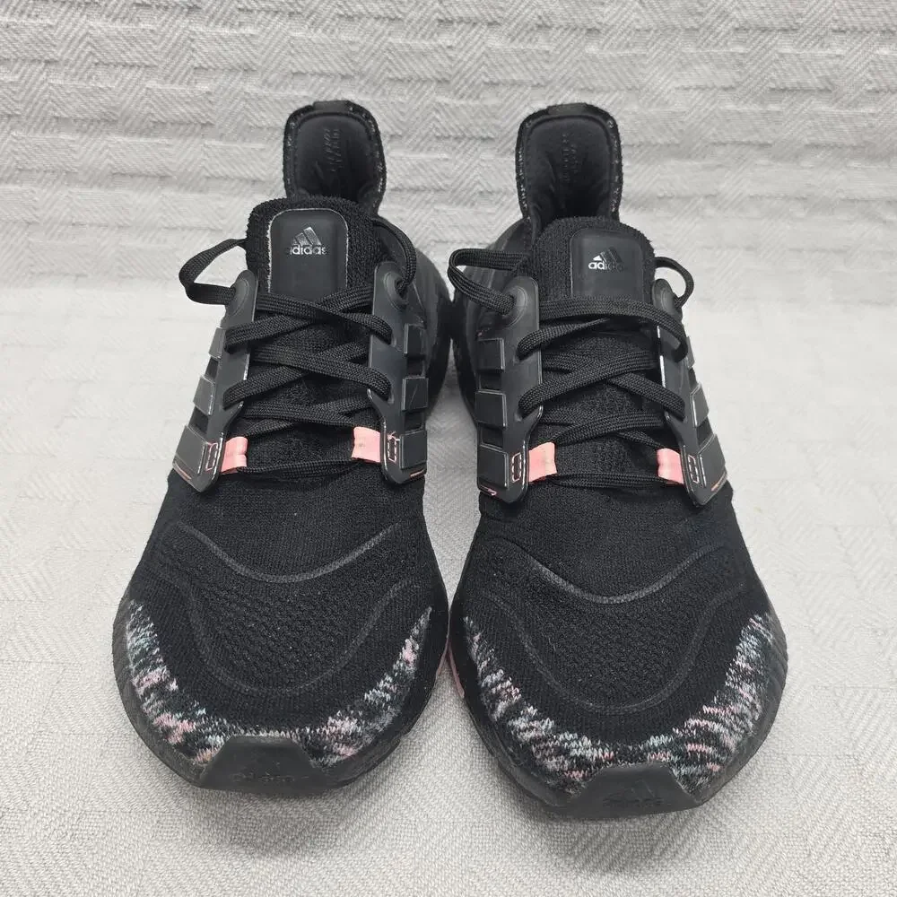 Adidas Ultraboost 22 Black Beam Pink Womens Size 7.5 GX5927 Running